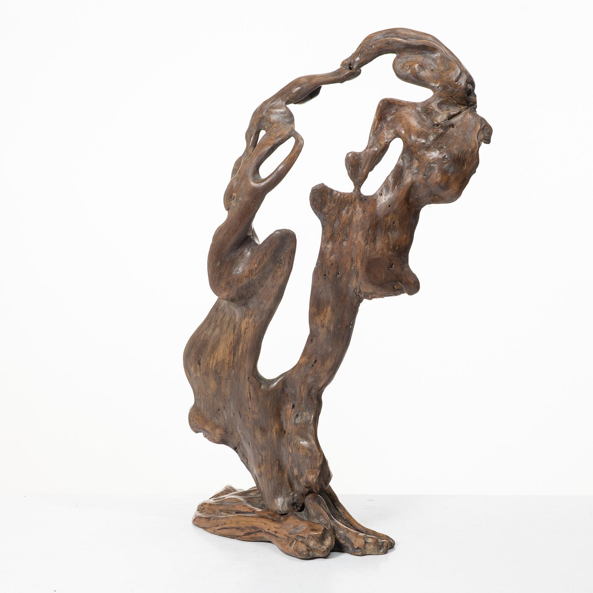 A Chinese root sculpture, 20th century.