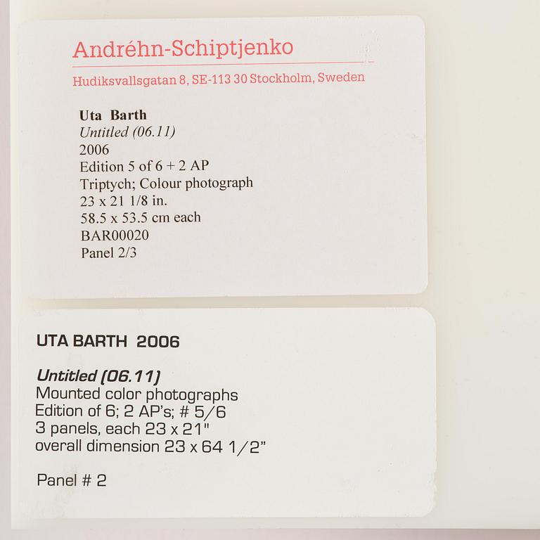 Uta Barth, "Untitled (06.11)".2006.