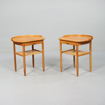SÄNGBORD, ett par, Engström och Myrstrand, Bodafors, 1962.