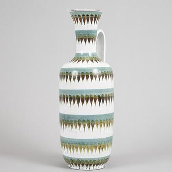 An earthenware vase by Stig Lindberg, Gustavsberg Studio.