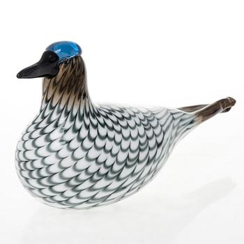 OIVA TOIKKA, glass bird, signed O. Toikka Nuutajärvi Notsjö 258/300.