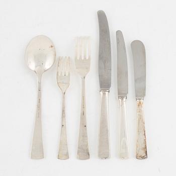 A 67-piece Swedish silver cutlery, model 'Diplomat', including GAB, Stockholm 1965.