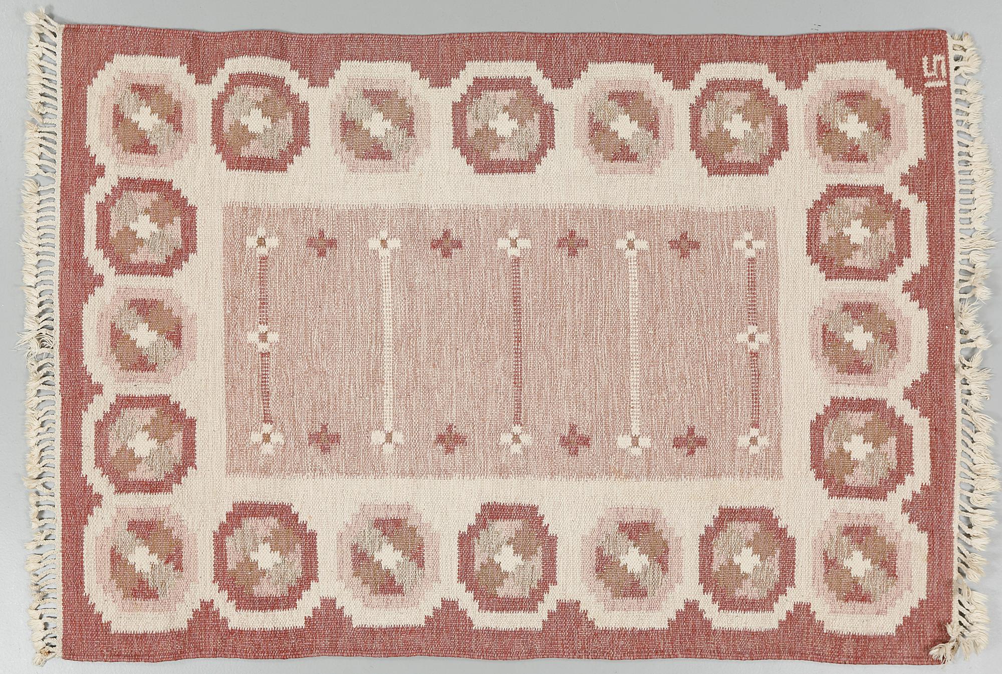 MATTA, rölakan, Ingegerd Silow, monogramsignerad, 1900-talets andra hälft, ca 187 x 136 cm.