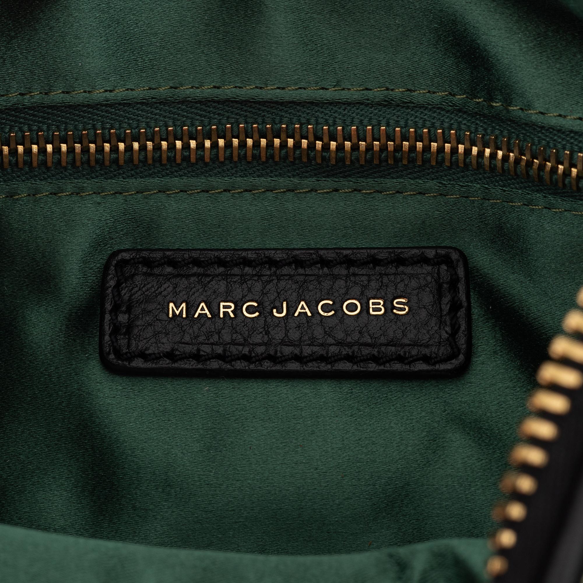 Marc Jacobs, a qulited leather handbag.