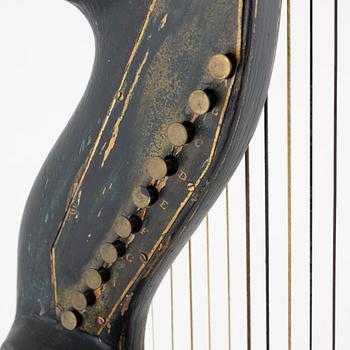 An English Harp Lute by Edward Light, London, circa 1815.