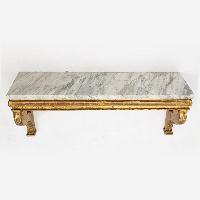 Console table, Empire style, first half of the 19th century.