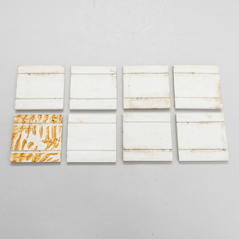 Hilkka-Liisa Ahola, eight 1960/1970's ceramic tiles for Arabia.