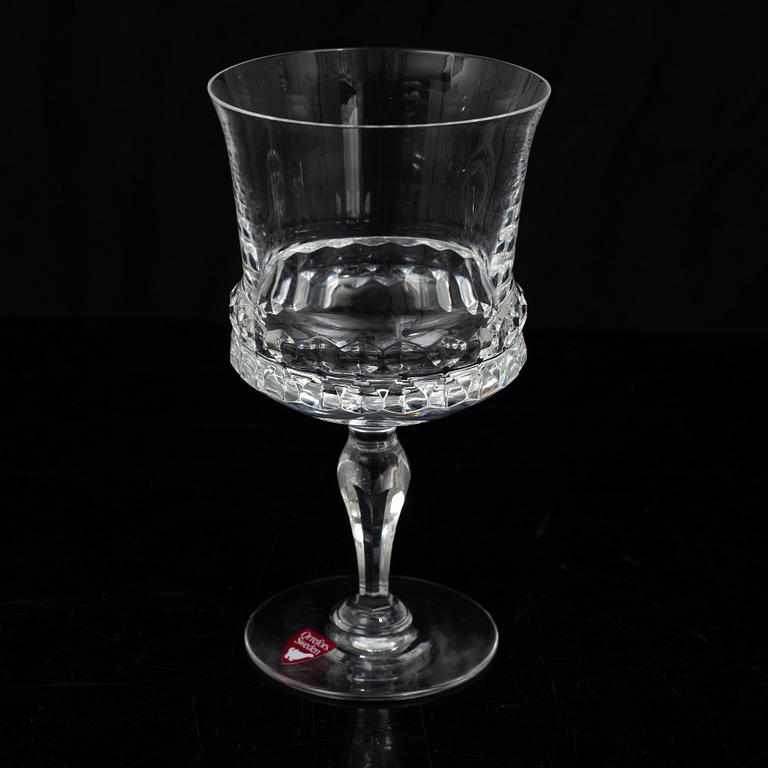 Ingeborg Lundin, glasservis, 55 delar, ”Silvia”, Orrefors.