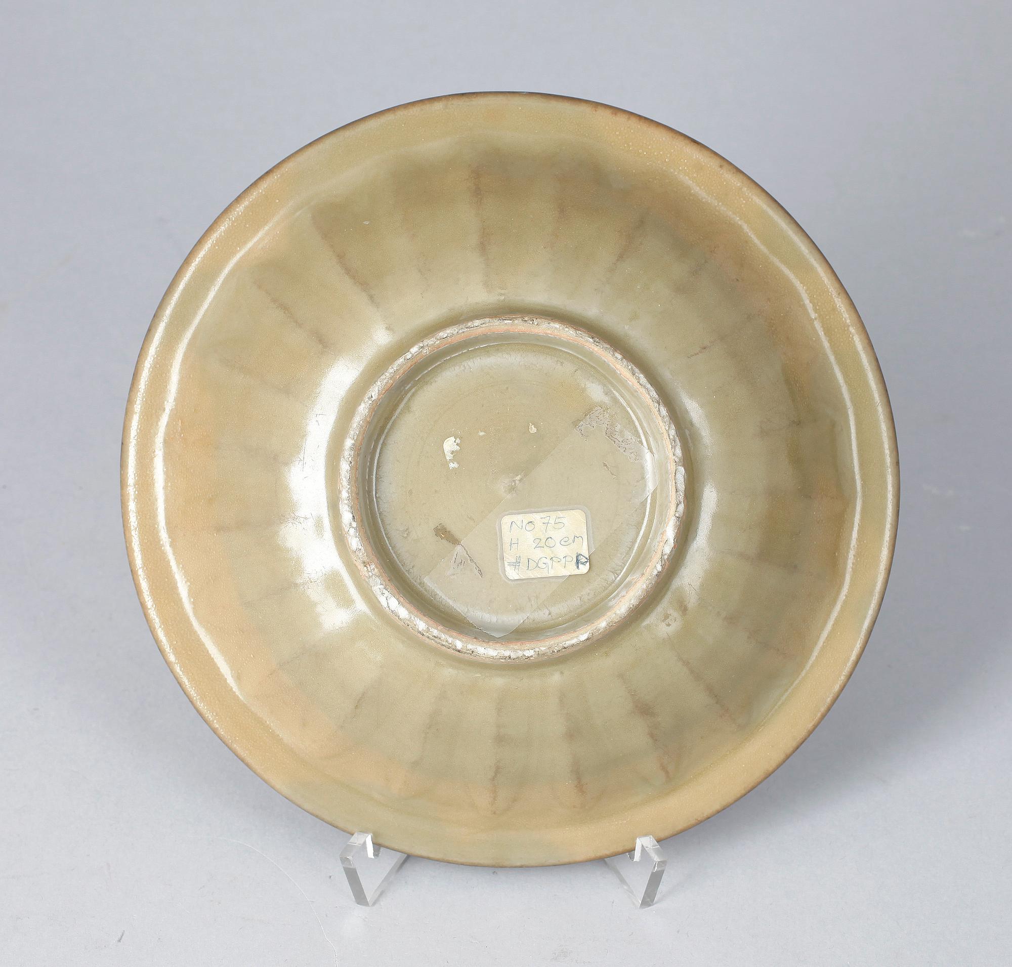 SKÅLFAT, keramik, celadon, Songdynastin (960-1279).