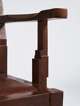 John Kandell, a patinated bronze 'Solitär' chair, Källemo, Sweden, ed. 3/7, only 3 chairs executed.