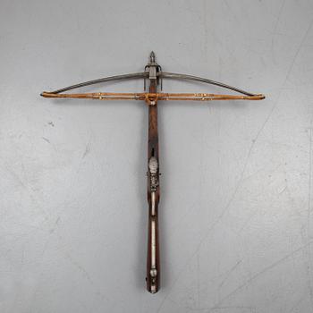 A stone crossbow, probably by Robert Bolton, Wigan, from around the year 1800.