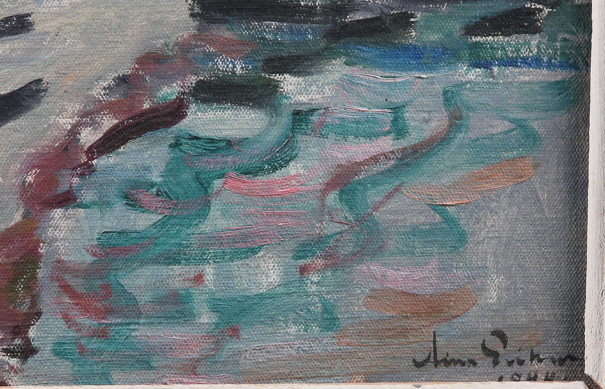 ERIKSSON, AINA, olja på duk, sign.