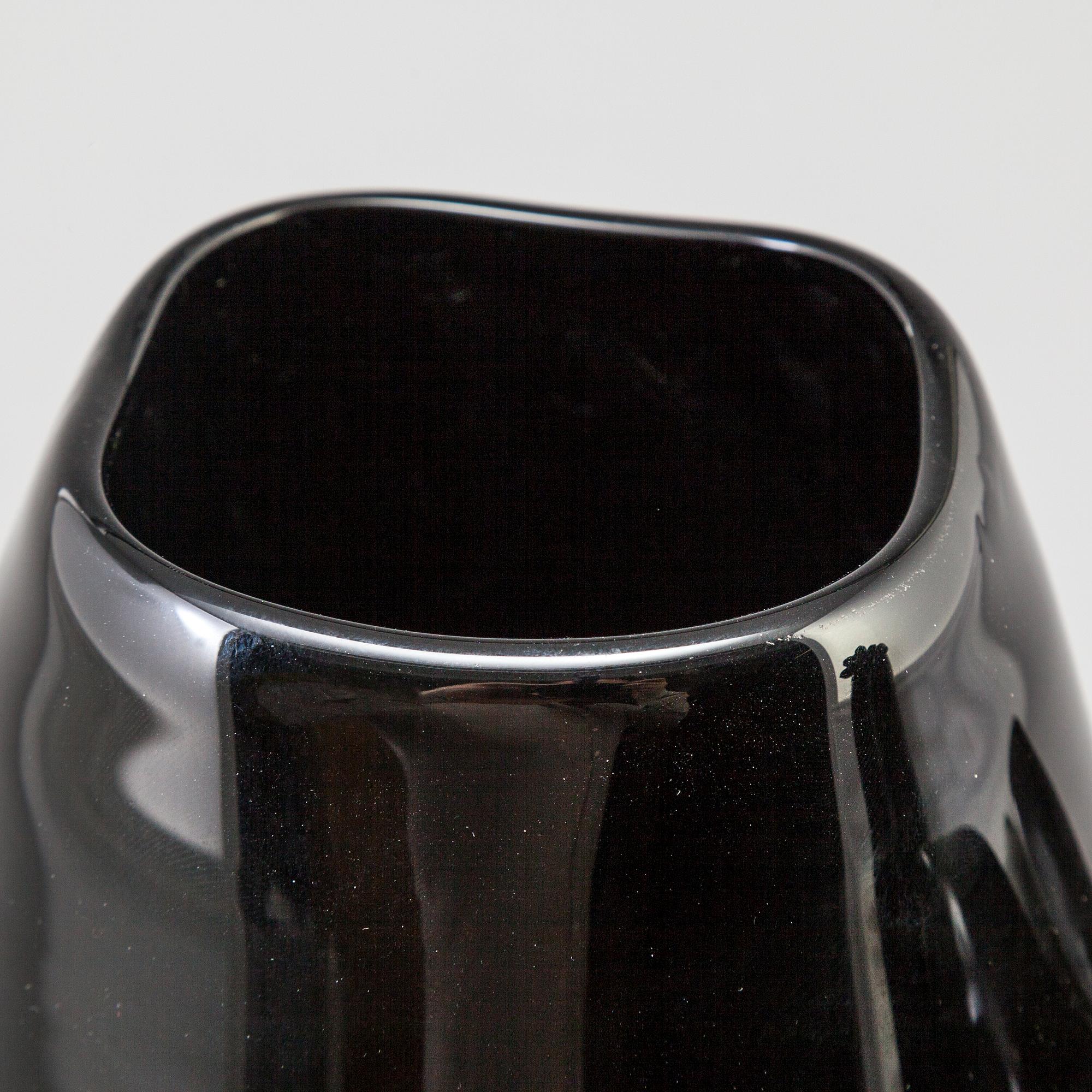 ZANDRA AHL, vase in mixed media, signed with label.