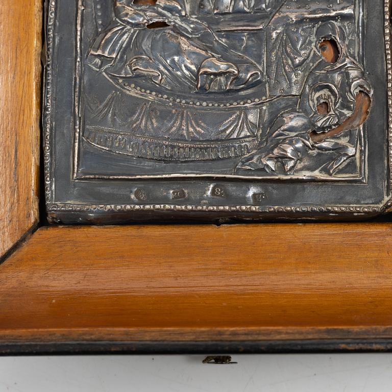 A Russian silver oclad, St Petersburg, 1801.