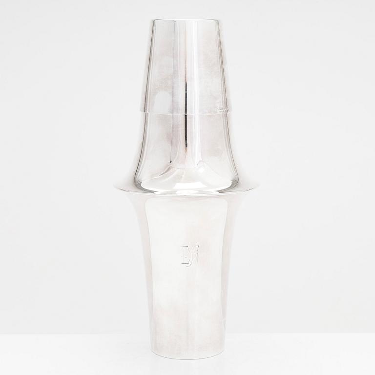 Cocktailshaker, silver, Kultakeskus, Tavastehus 1962.