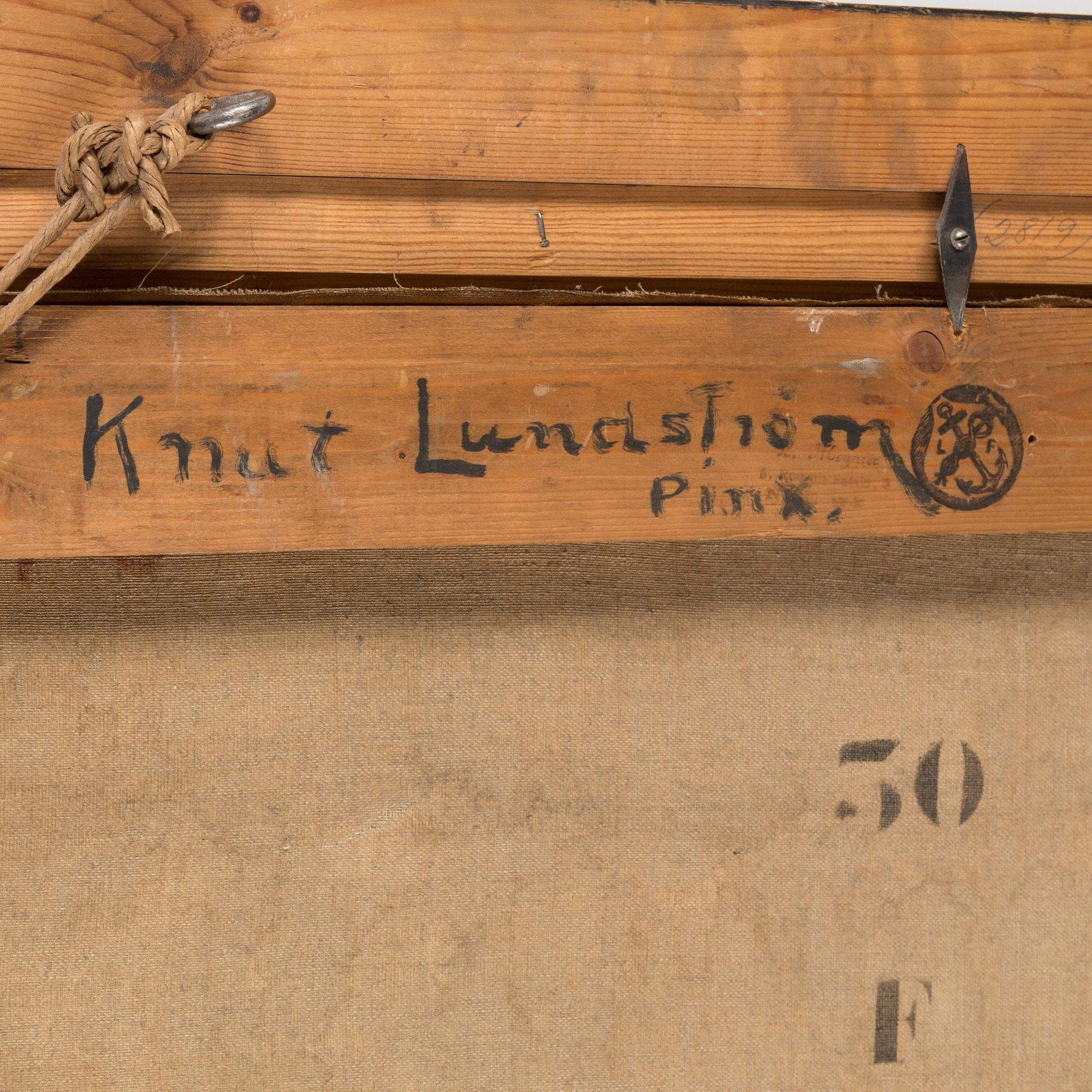 KNUT LUNDSTRÖM, oil on canvas, signed and dated 1924.