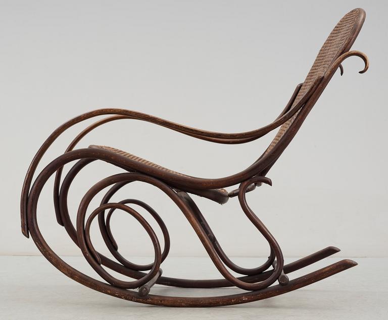 GUNGSTOL, av Thonet-typ, sekelskiftet 1900.