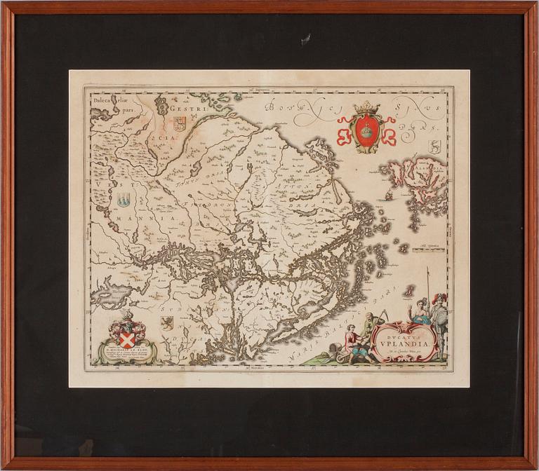 KARTA, Johannes Blaeu, 1600-talets mitt.