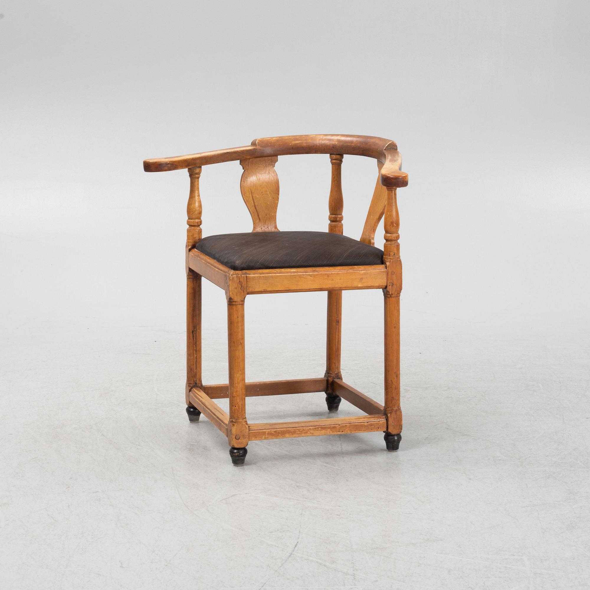 A Swedish mid 18th Century armchair.