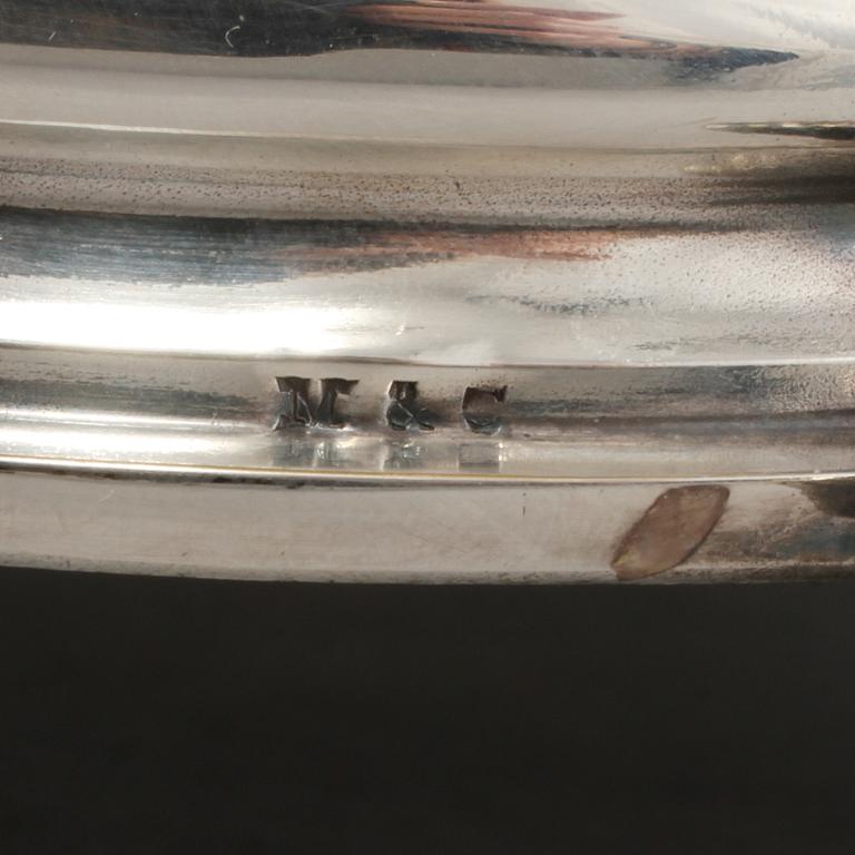 BÅLSKÅL, pläter, M&C, troligen England, sent 1800-tal.