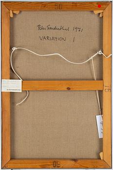 Peter Freudenthal, acrylic on canvas, signed and dated 1971 verso.