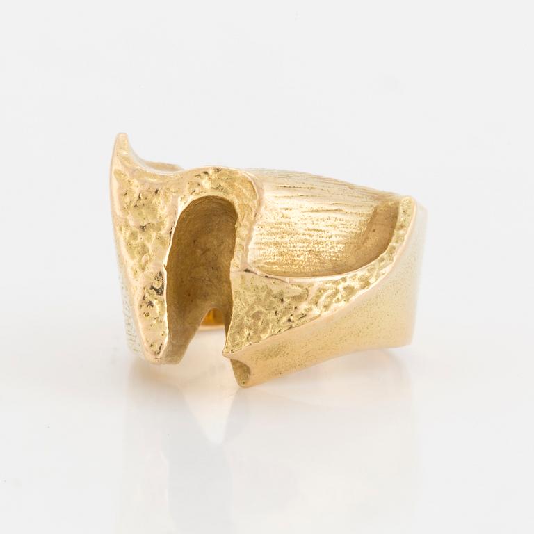 BJÖRN WECKSTRÖM, Ring, 18K gold, Lapponia.