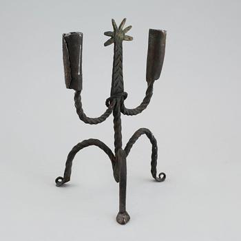 LJUSSTAKE, smide, 1700-tal.