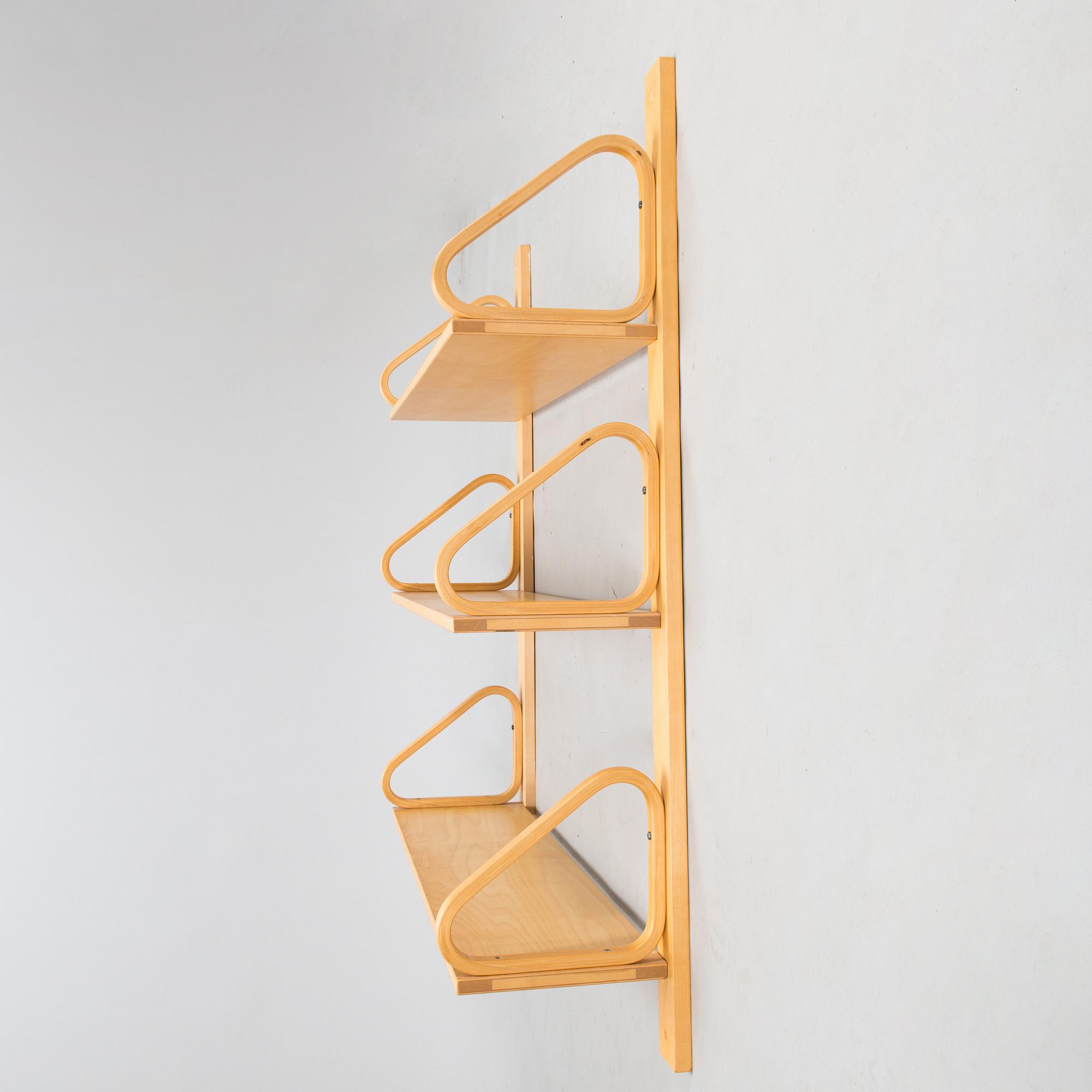 Alvar Aalto, vägghylla, 112B-3, Artek 1970-tal.