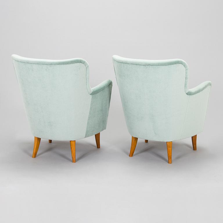 Fåtöljer, ett par, 1900-talets mitt.