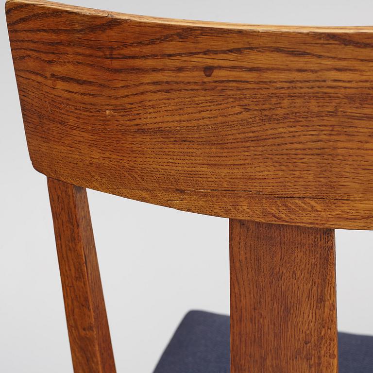 Six Art Nouveau Chairs, early 20th Century.