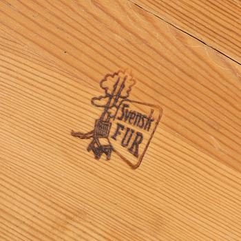 A second half of the 20th century 'Visingsö' stool by Carl Malmsten, Svensk Fur.