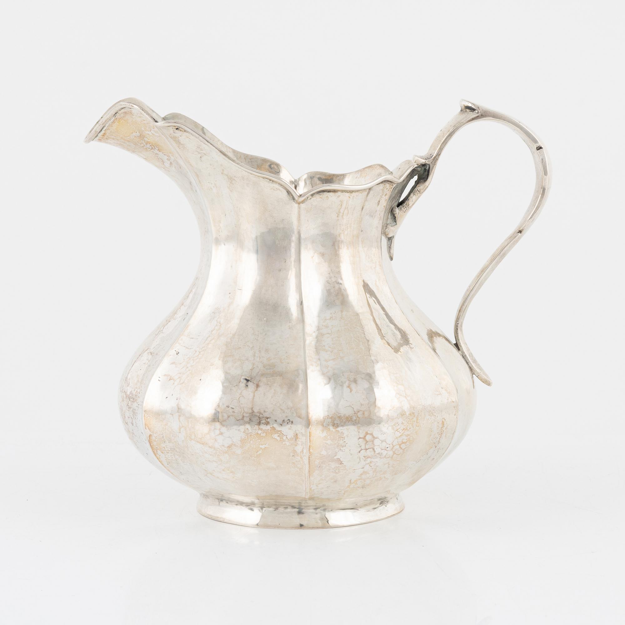 Tillbringare, silver, Italien, 1900-tal.