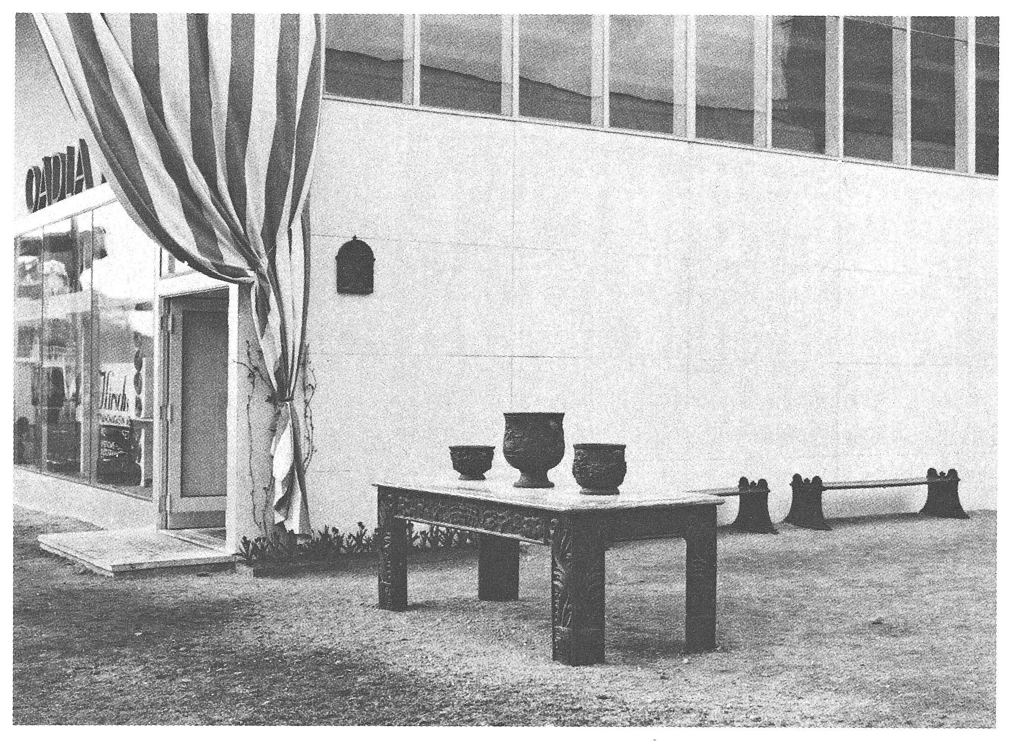 Anna Petrus, four cast iron reliefs, Näfveqvarn, Sweden, pieces of a table designed for the Metropolitan exhibition in New York 1927.
