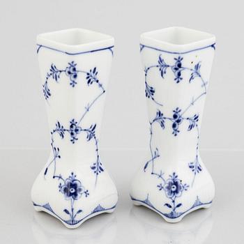 A 'Blue Fluted Plain' porcelain Vase, Royal Copenhagen, model number 438, 1898-1923.