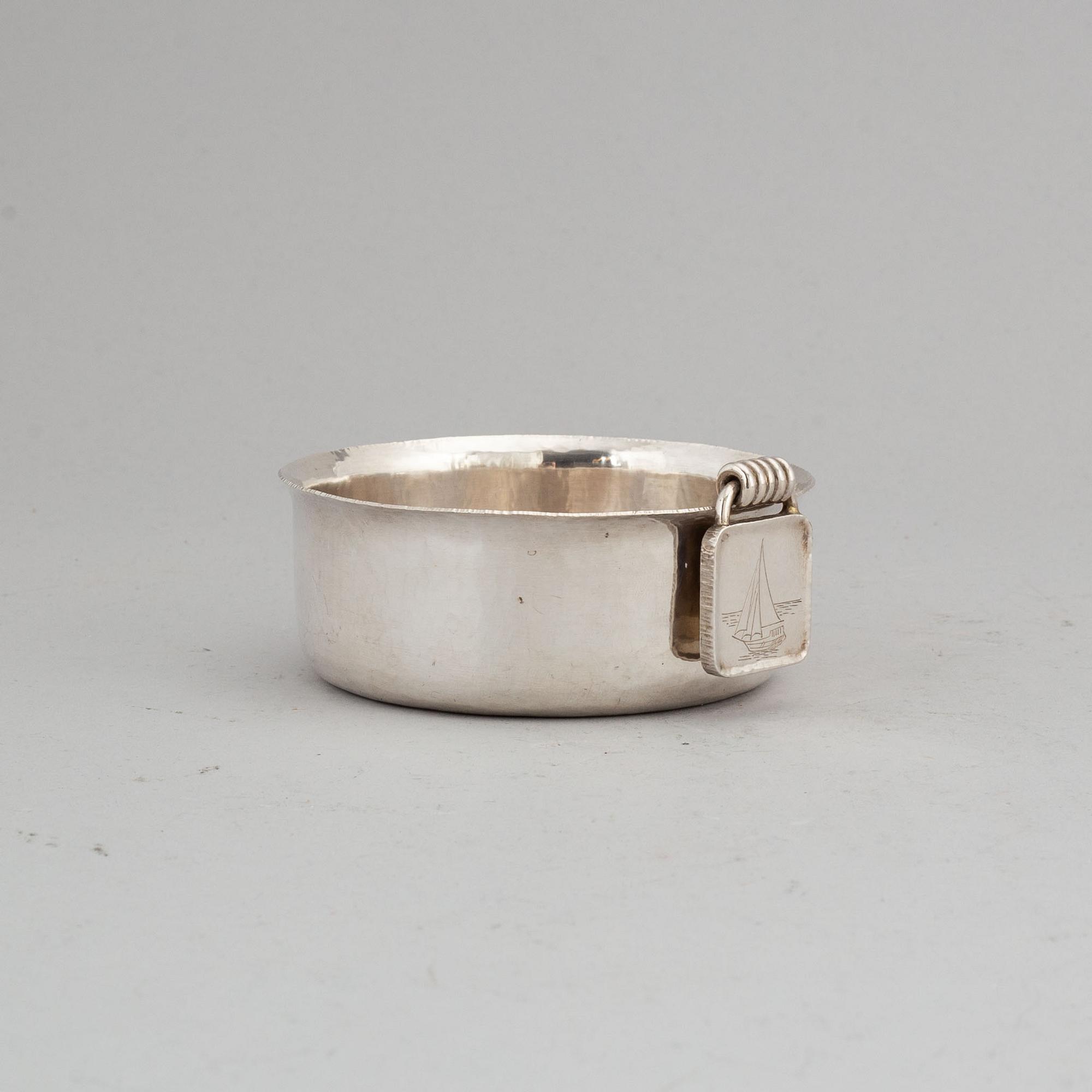 CLAËS GIERTTA, a sterling silver coaster, Stocholm 1992.