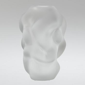 PER B. SUNDBERG, vas, frostat glas, Orrefors.