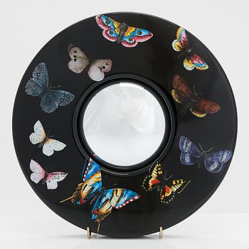 A Piero Fornasetti mirror, 'Farfalle', multicolour, Milan, Italy.