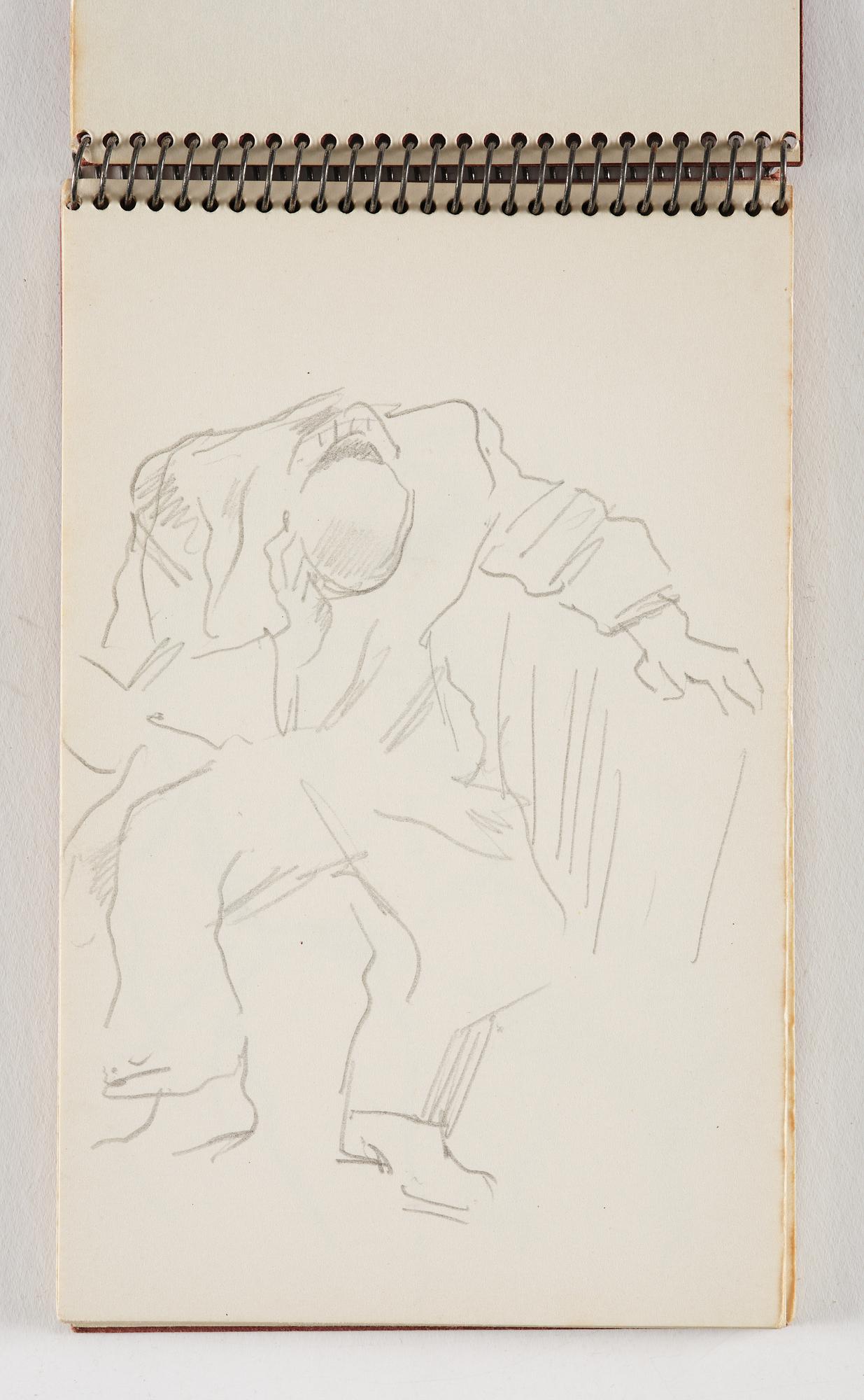 Lotte Laserstein, 10 små skissblock med teckningar.