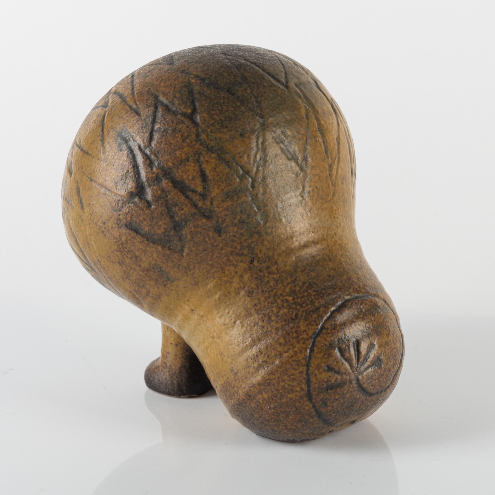Lisa Larson, figuriner, 2 st, ur serien "Afrika", Gustavsberg.