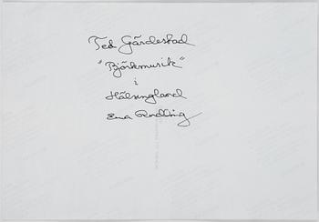 Ewa Rudling, "Ted Gärestad "Björkmusik" i Hälsingland".