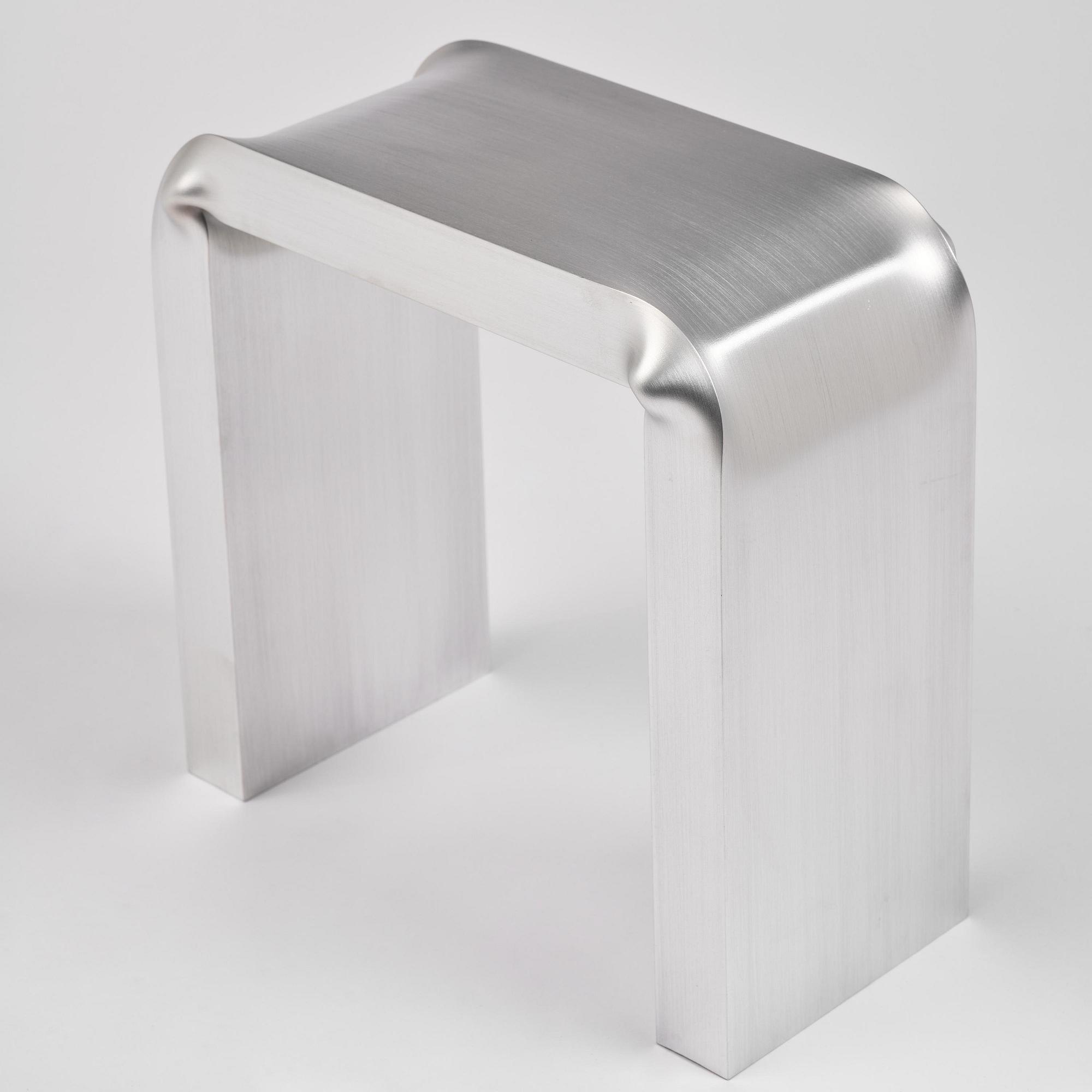 David Taylor, a unique "Bent Stool", Studio Mellösaverken, Sweden, 2025.