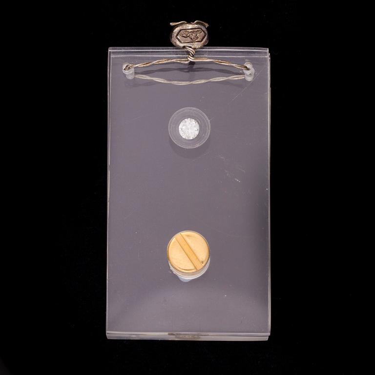 DIAMANT, briljantslipad 0,48 ct H (Wesselton) / VVS1.