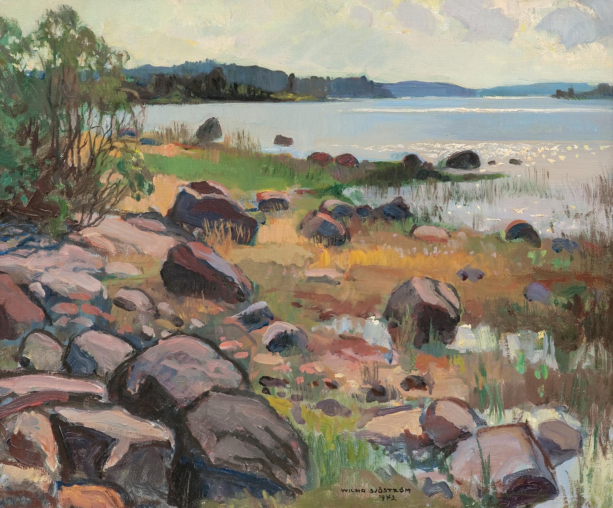 Wilho Sjöström, "STENIG STRAND".