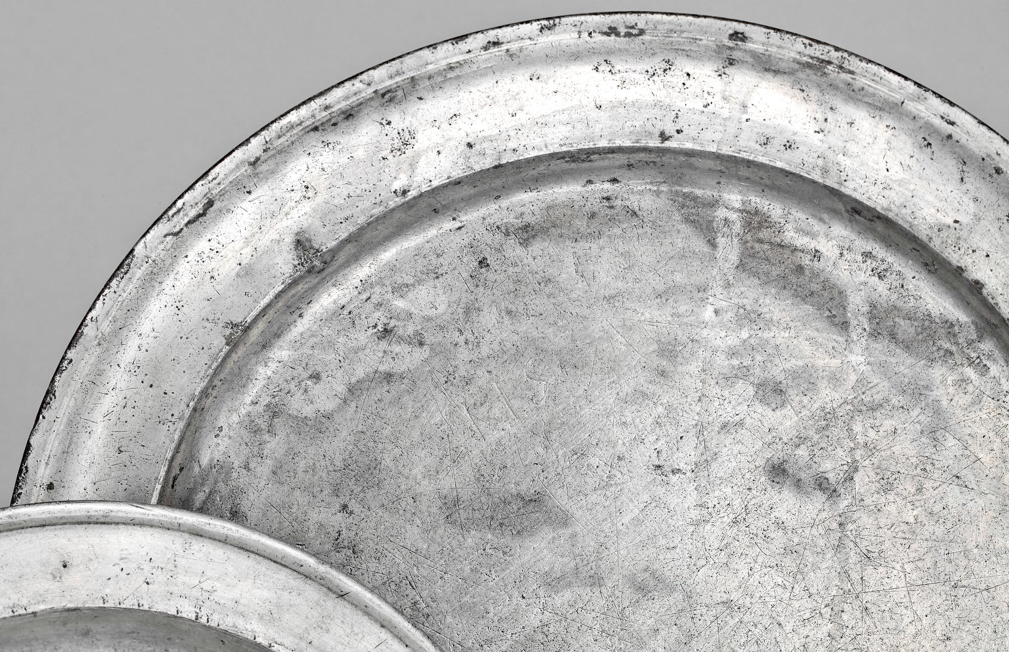 FAT OCH STOP, 2+2 delar, tenn, bla N. Justelius 1793, J. Berglund, Lund 1834.