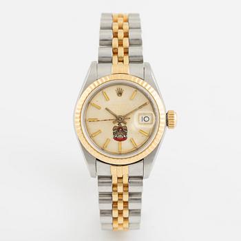 Rolex, Oyster Perpetual, Datejust, "United Arab Emirates Emblem", wristwatch, 26 mm.