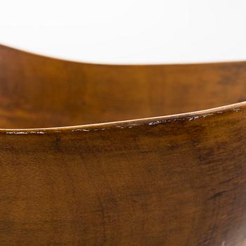 Skål, teak, David Auld, Haiti 1900-talets mitt.