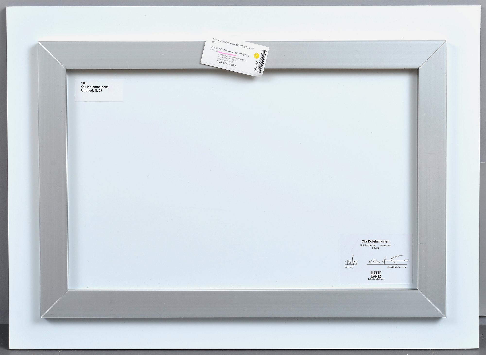 Ola Kolehmainen, "UNTITLED, nr 27".