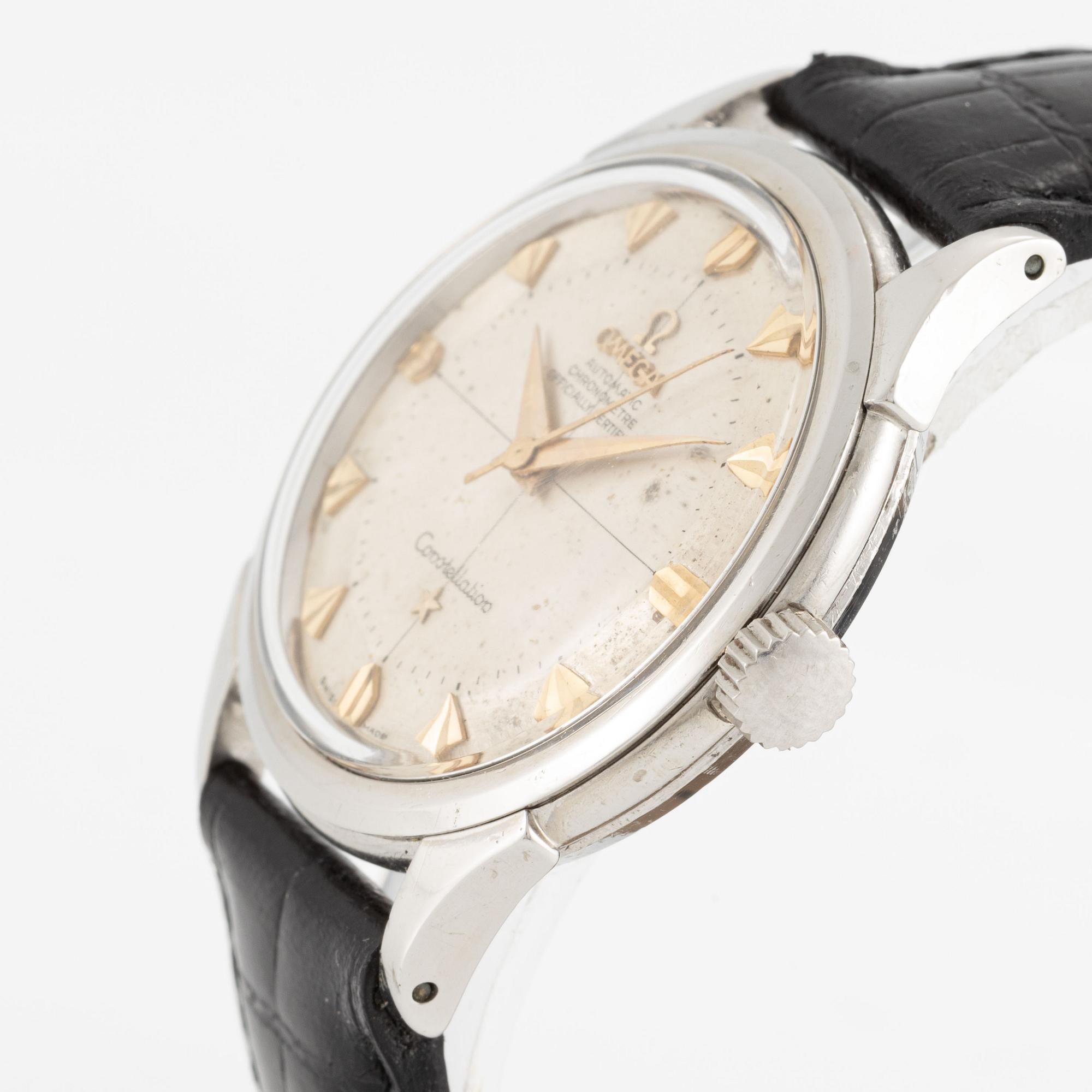 Omega, Constellation, "Pie-Pan", wristwatch, 35 mm.