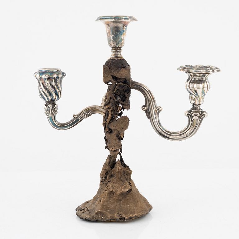 Olle Olls, a candelabra/light object, 2021.