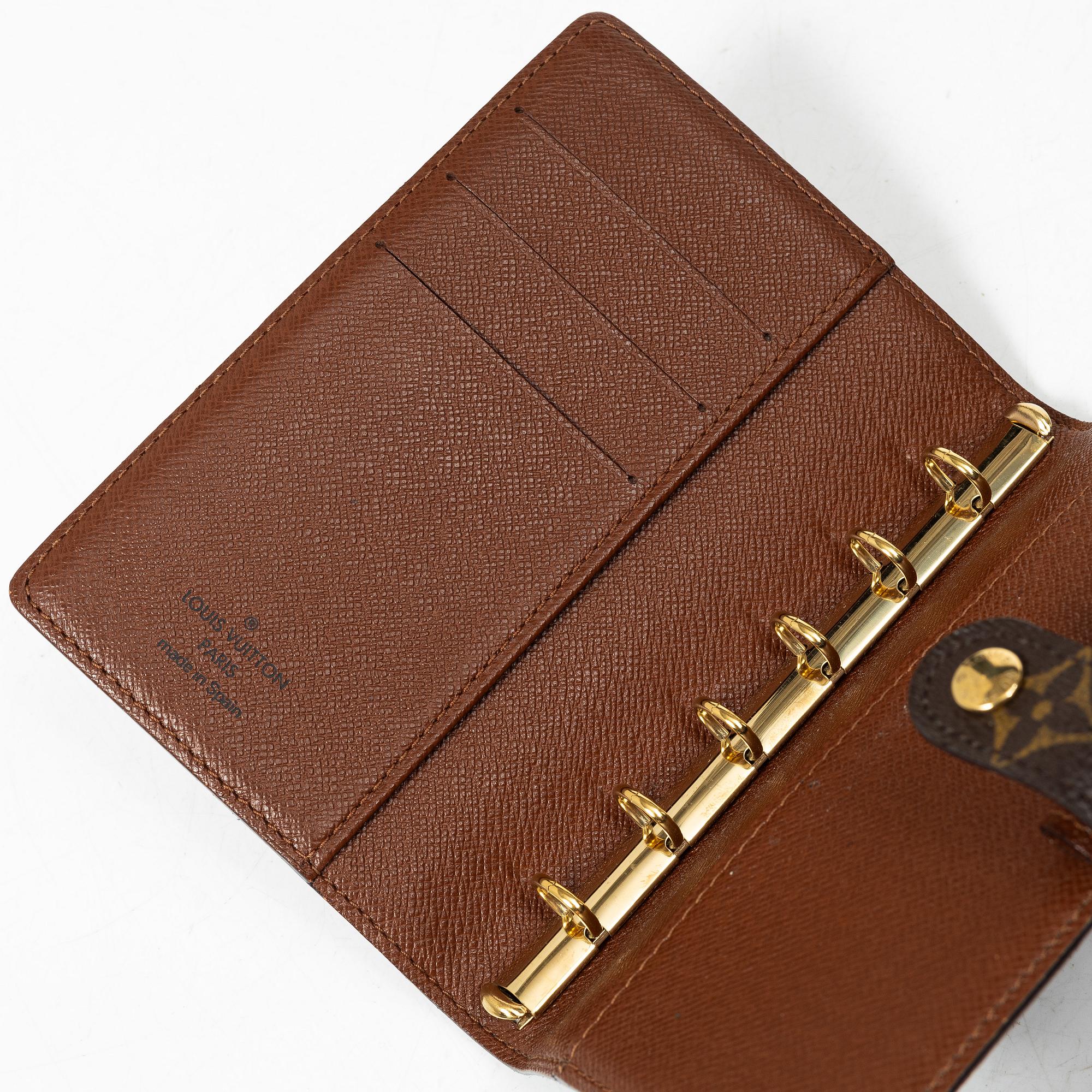 Louis Vuitton, case for agenda and key holder.